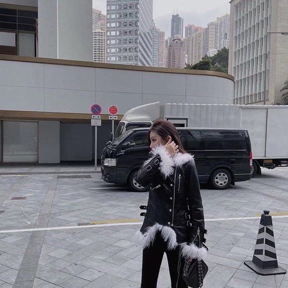 Jackets & Coats Cool Girl Jacket Pure Leather And Real Fur Poshmark